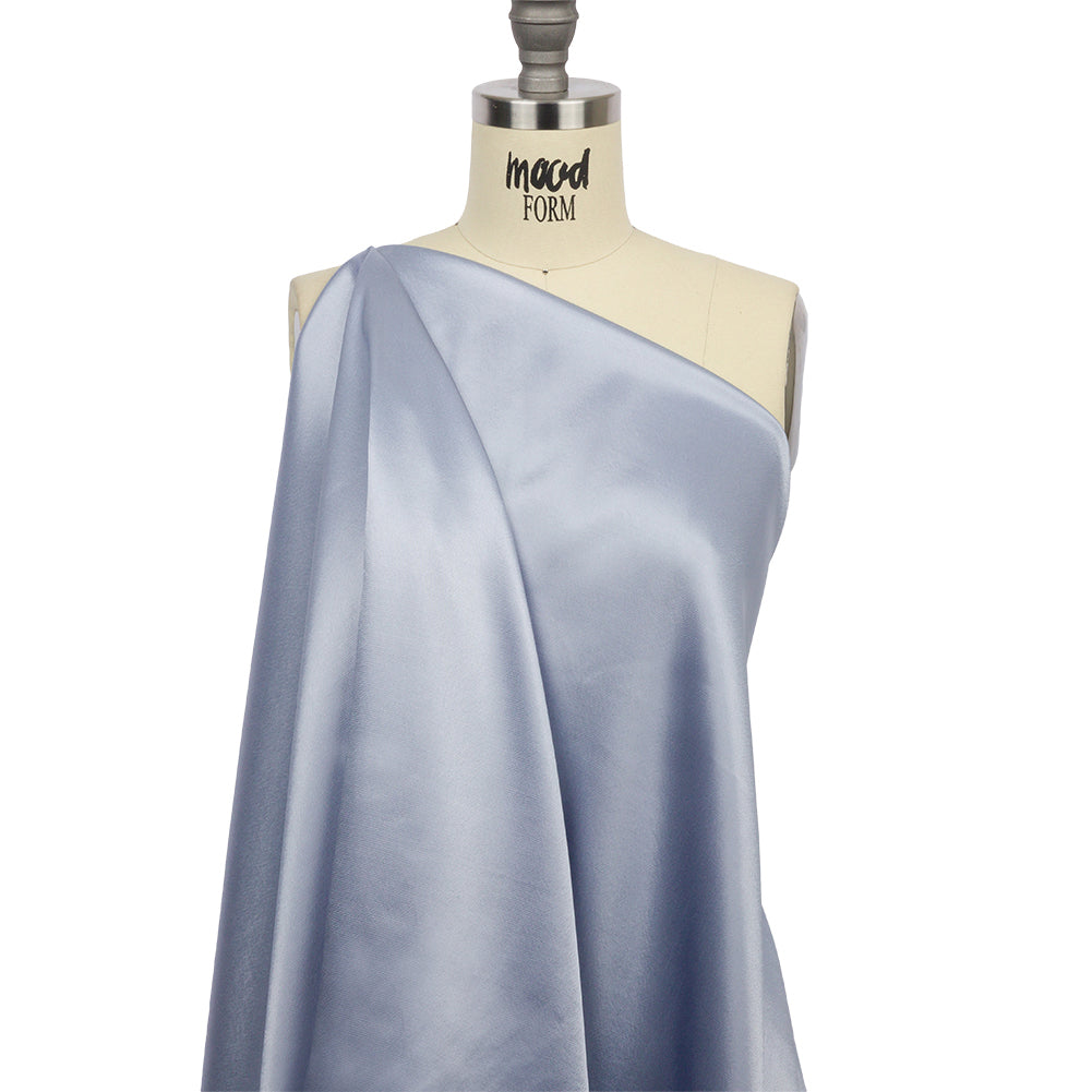 Sustainable Viscose Fluid Satin - Country Blue - Mood Exclusive Elliana Collection - Drape