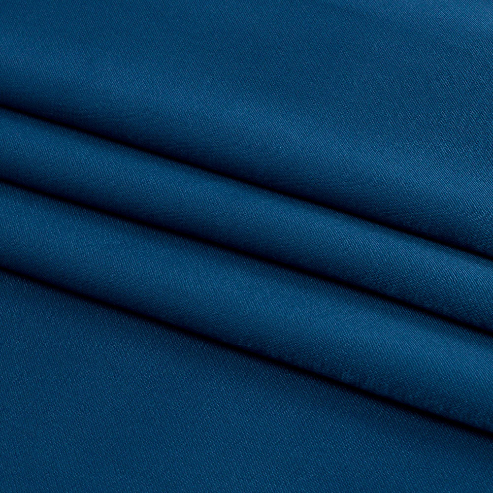 Sustainable Viscose Fluid Satin - Blue - Mood Exclusive Elliana Collection