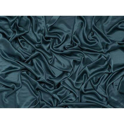 Sustainable Viscose Fluid Satin - Ocean Blue - Mood Exclusive Elliana Collection - Full