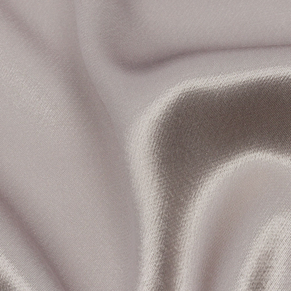 Sustainable Viscose Fluid Satin - Silver - Mood Exclusive Elliana Collection