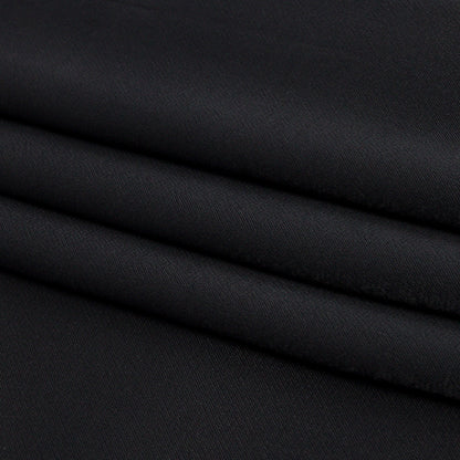 Sustainable Viscose Fluid Satin - Black - Mood Exclusive Elliana Collection