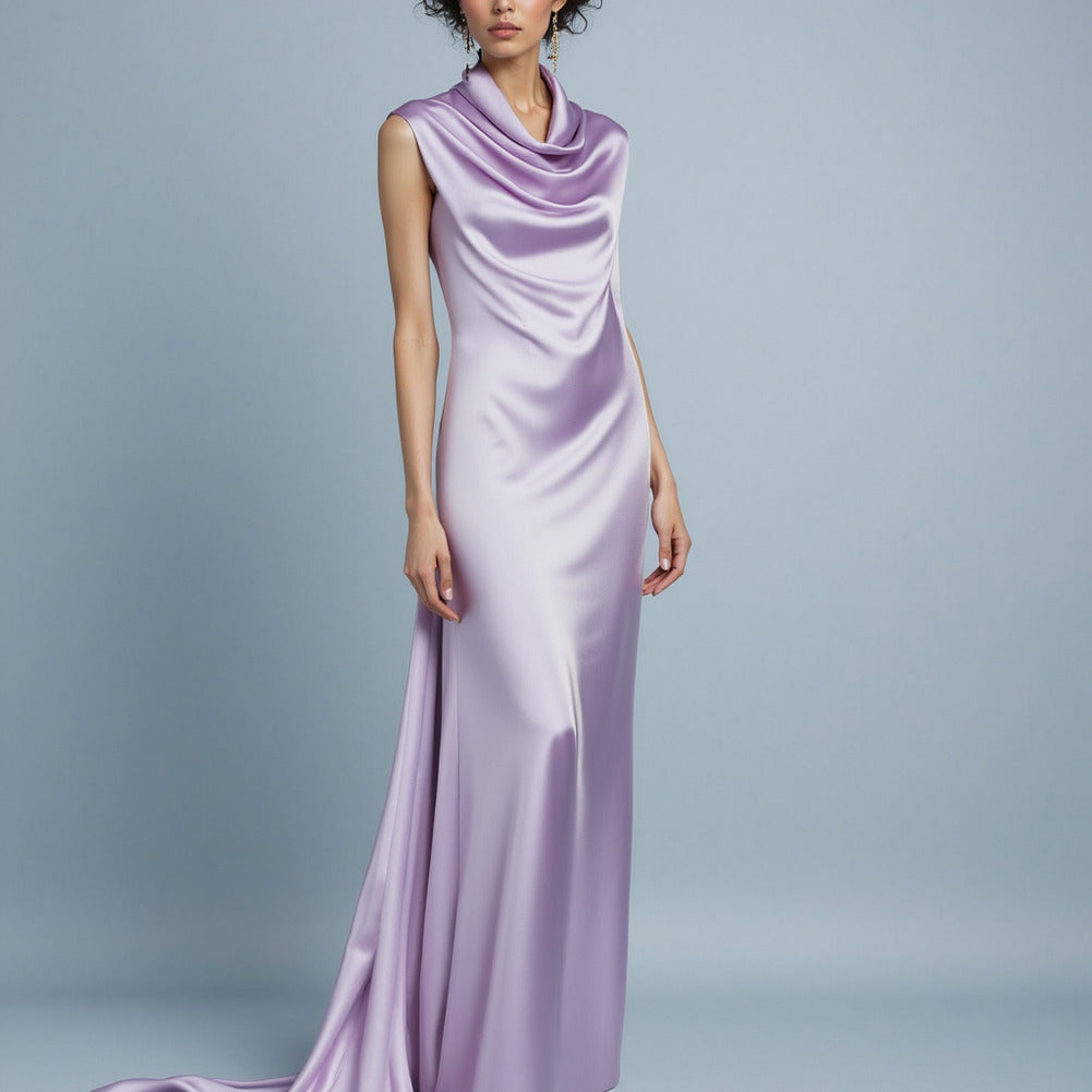 Sustainable Viscose Fluid Satin - Orchid - Mood Exclusive Elliana Collection