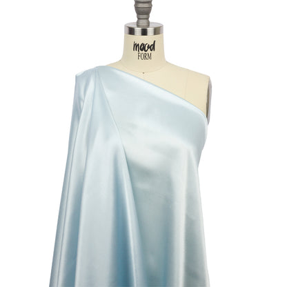 Sustainable Viscose Fluid Satin - Powder Blue - Mood Exclusive Elliana Collection