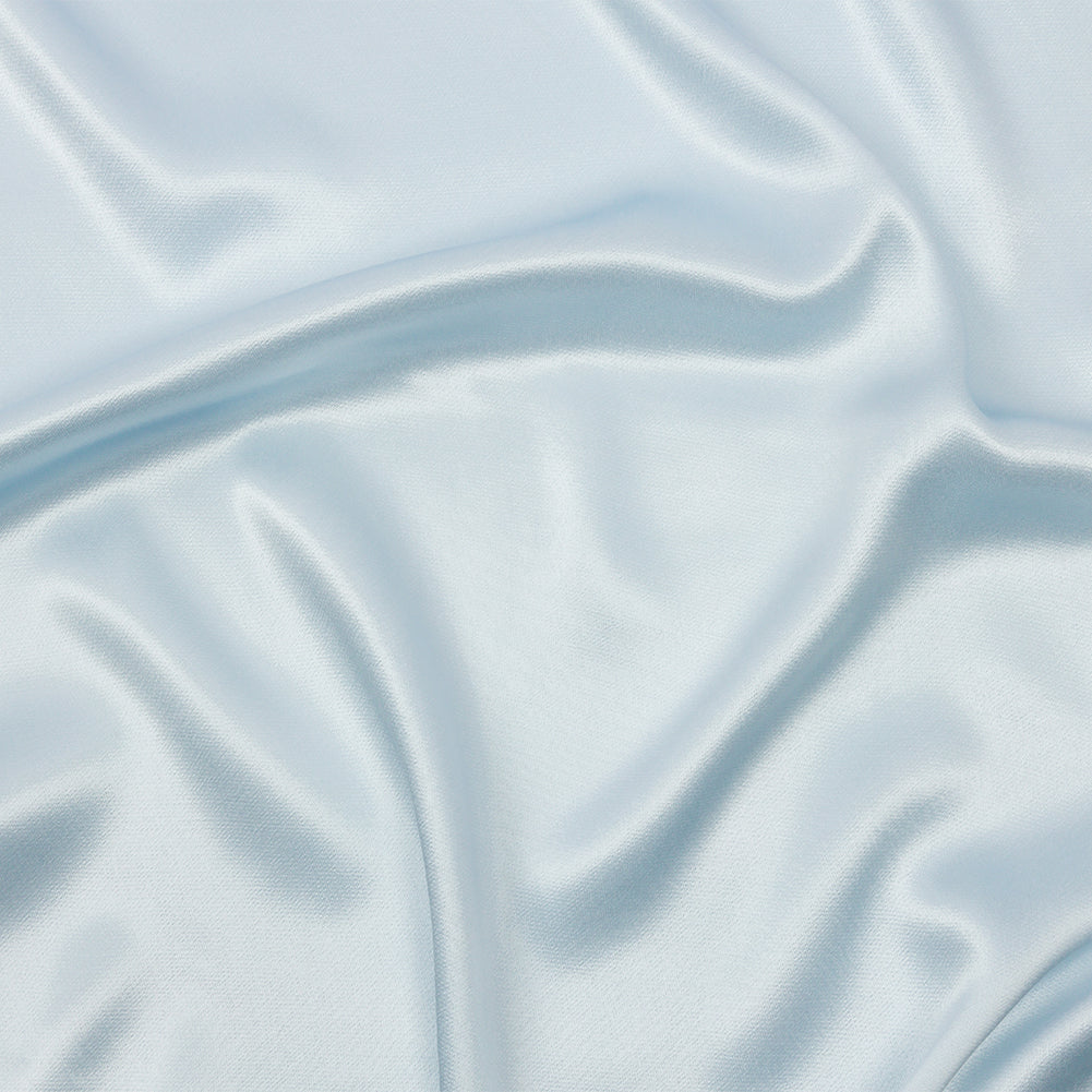 Sustainable Viscose Fluid Satin - Powder Blue - Mood Exclusive Elliana Collection