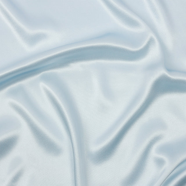 Sustainable Viscose Fluid Satin - Powder Blue - Mood Exclusive Elliana Collection