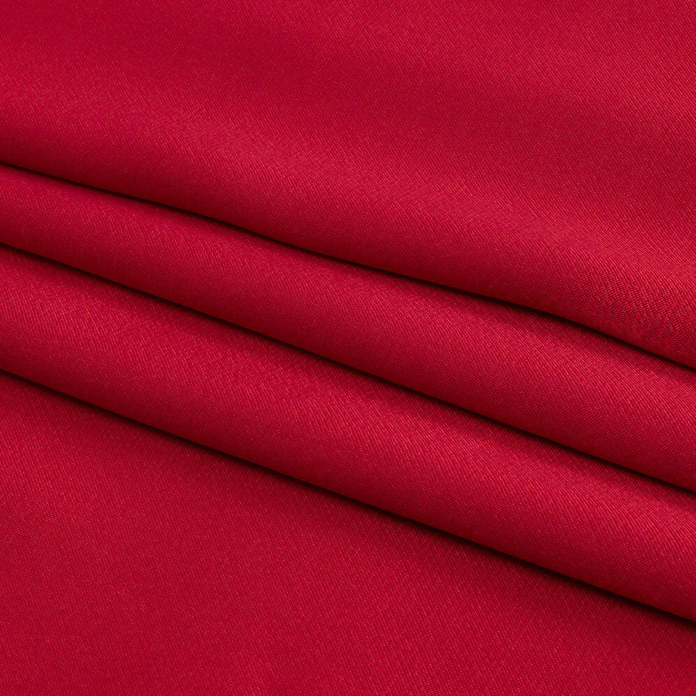 Sustainable Viscose Fluid Satin - Red - Mood Exclusive Elliana Collection
