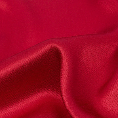 Sustainable Viscose Fluid Satin - Red - Mood Exclusive Elliana Collection