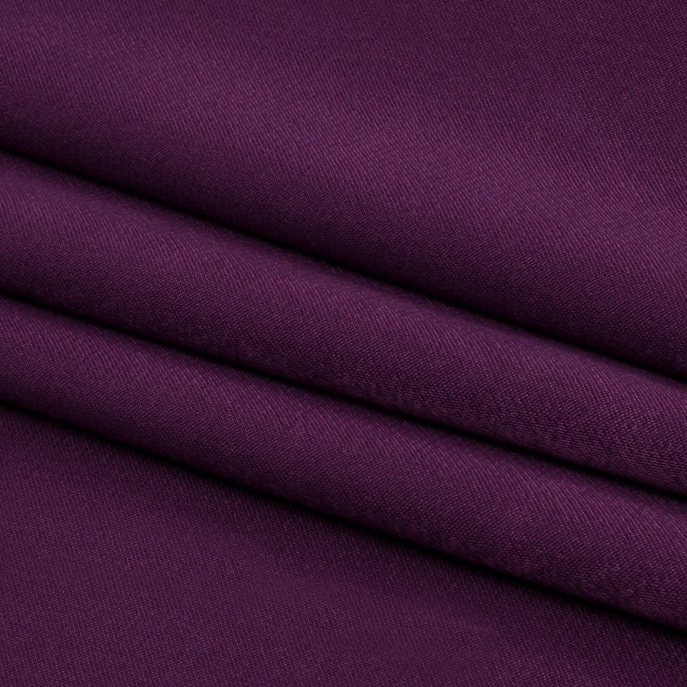 Sustainable Viscose Fluid Satin - Plum - Mood Exclusive Elliana Collection