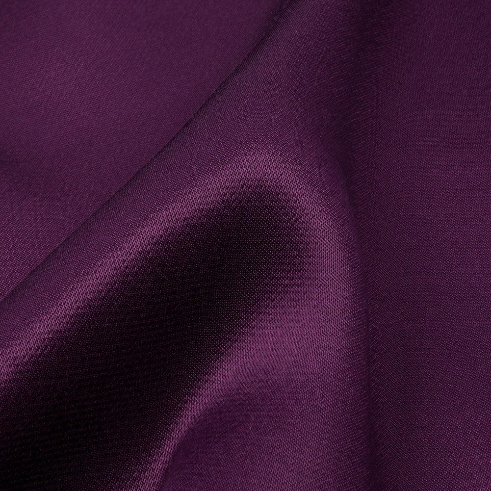 Sustainable Viscose Fluid Satin - Plum - Mood Exclusive Elliana Collection