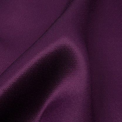 Sustainable Viscose Fluid Satin - Plum - Mood Exclusive Elliana Collection