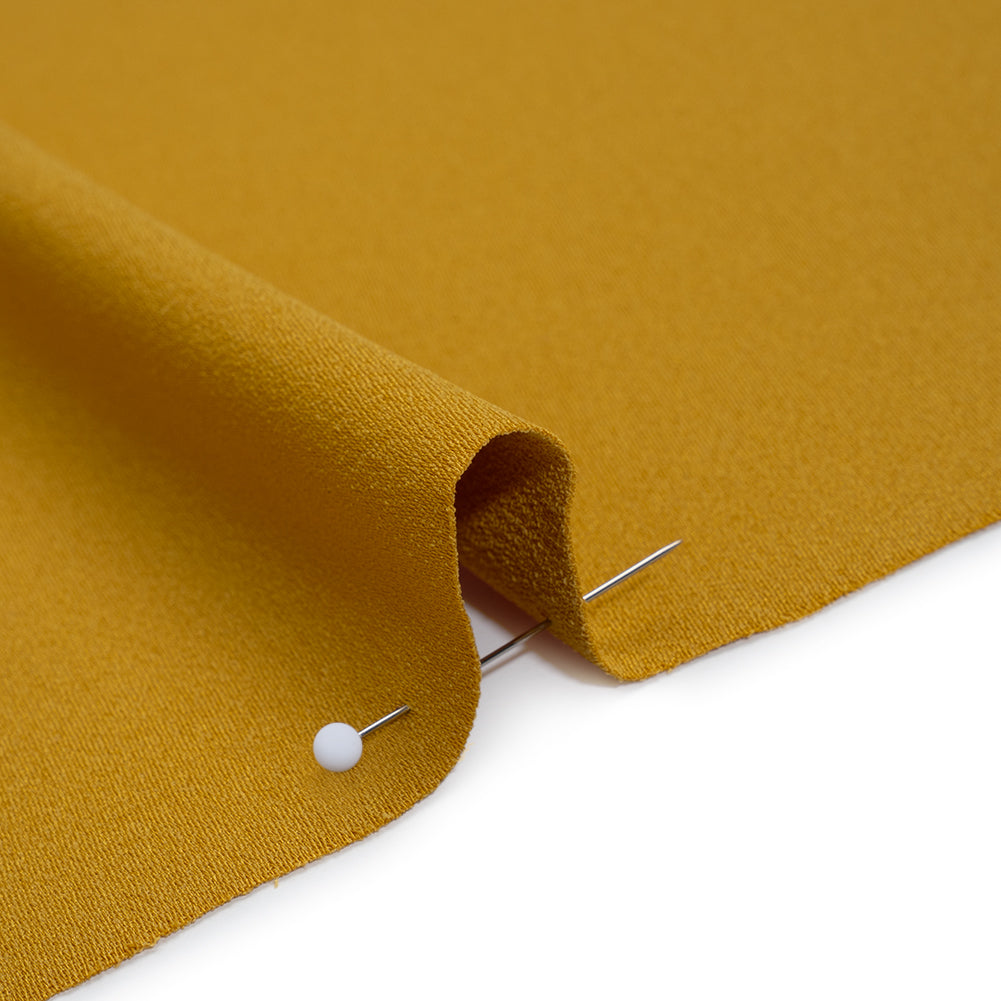Luxe Recycled Polyester Crepe - Gold - Mood Exclusive Celastrina Collection - Detail