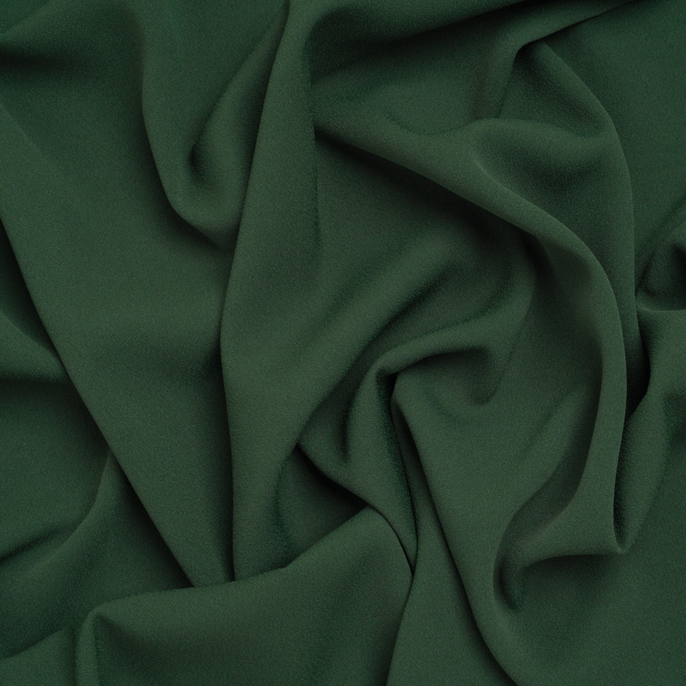 Luxe Recycled Polyester Crepe - Hunter Green - Mood Exclusive Celastrina Collection