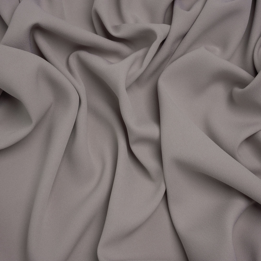Luxe Recycled Polyester Crepe - Silver - Mood Exclusive Celastrina Collection