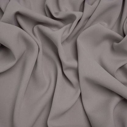 Luxe Recycled Polyester Crepe - Silver - Mood Exclusive Celastrina Collection