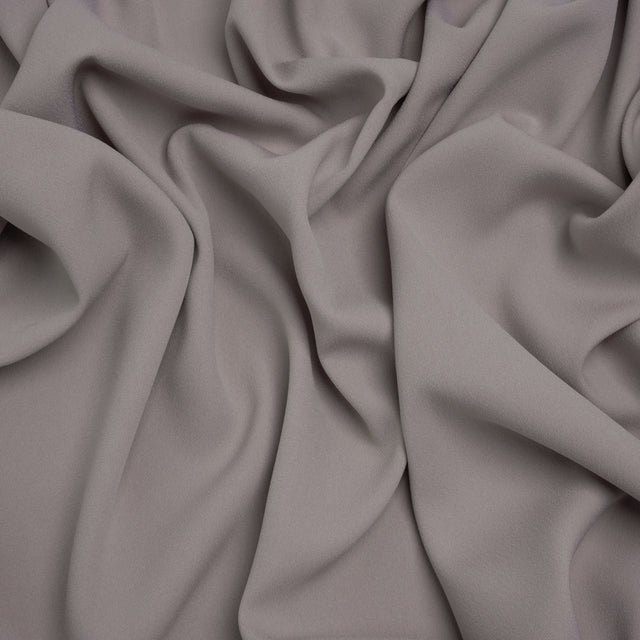 Luxe Recycled Polyester Crepe - Silver - Mood Exclusive Celastrina Collection