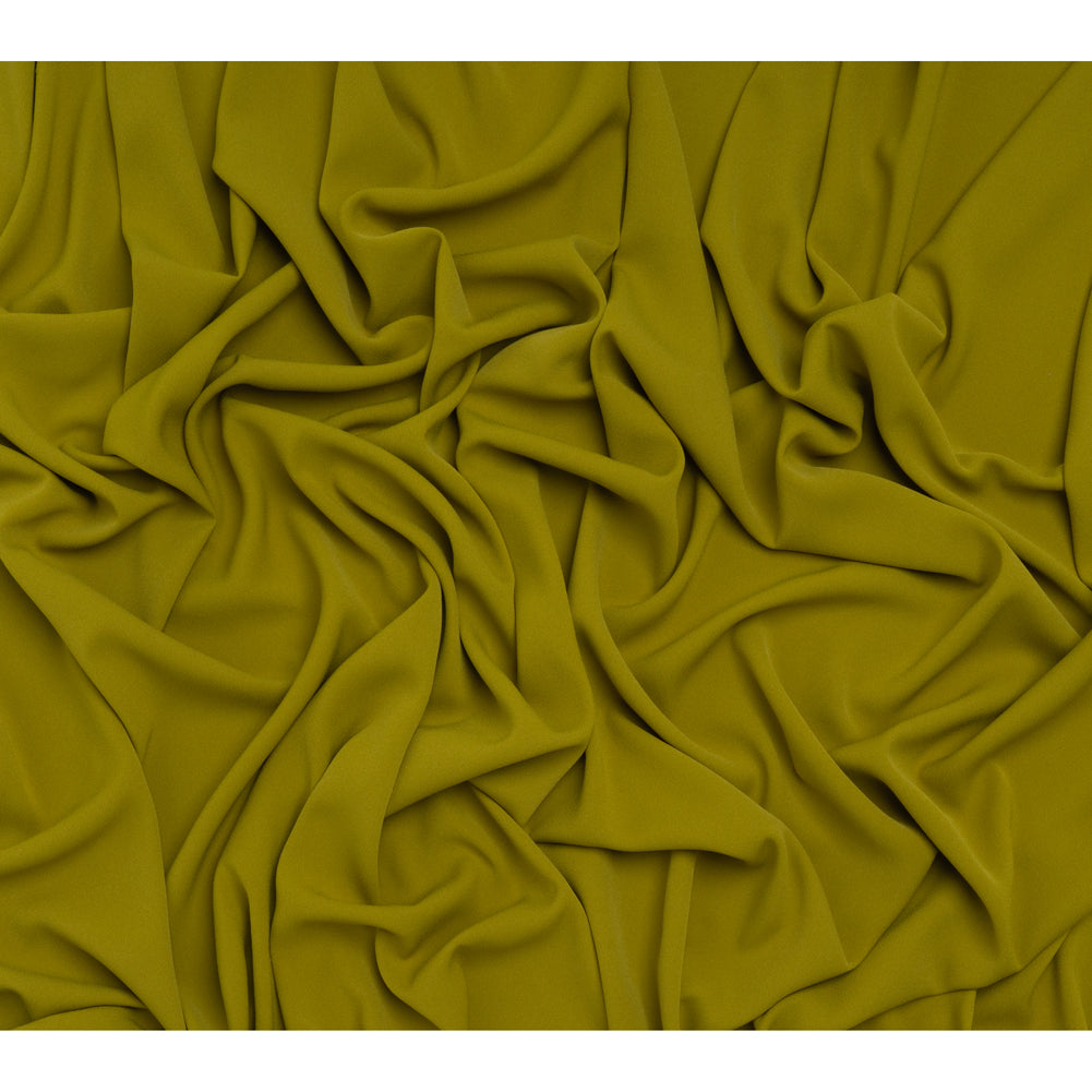 Luxe Recycled Polyester Crepe - Kiwi Green - Mood Exclusive Celastrina Collection - Full