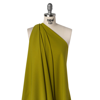 Luxe Recycled Polyester Crepe - Kiwi Green - Mood Exclusive Celastrina Collection
