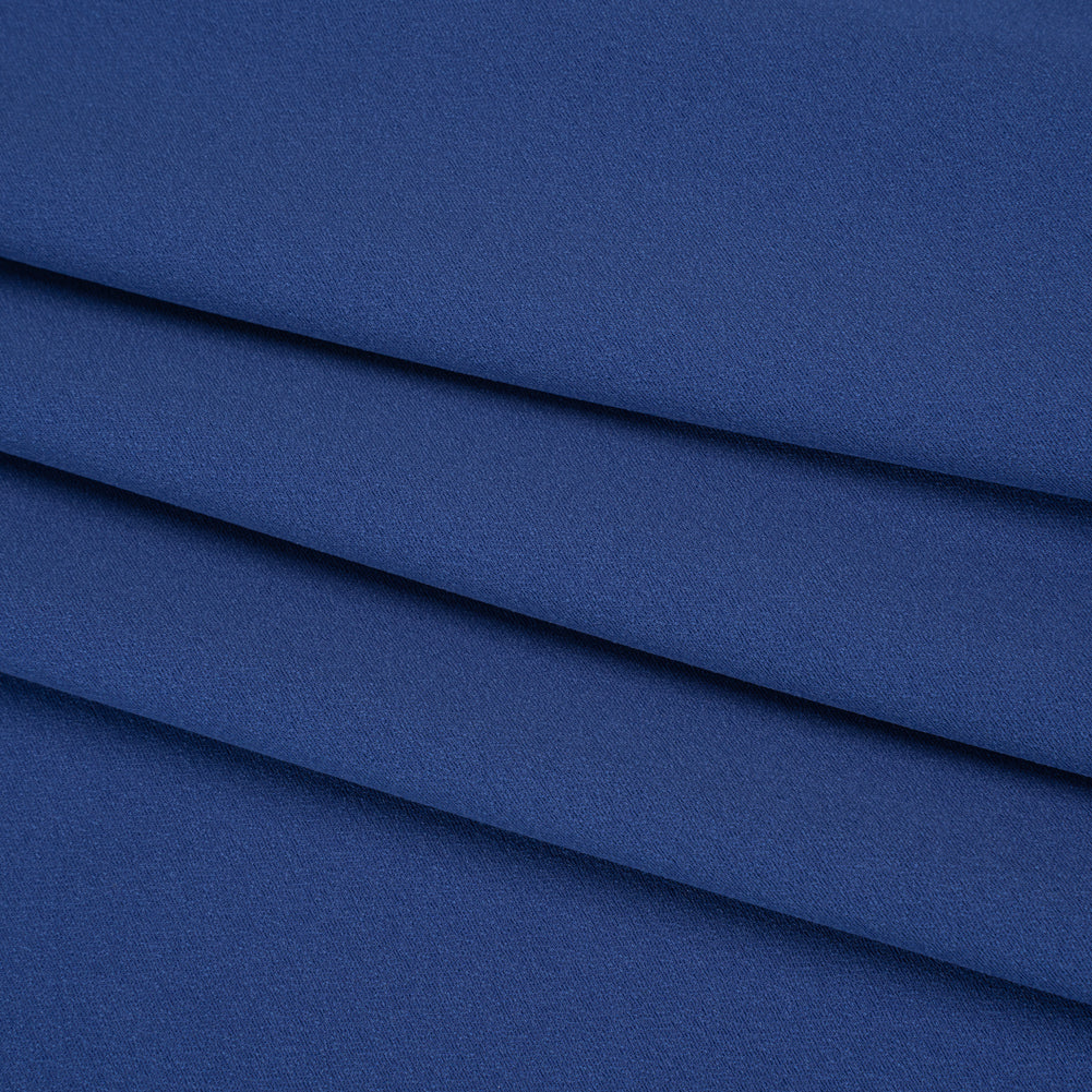 Luxe Recycled Polyester Crepe - Royal - Mood Exclusive Celastrina Collection - Folded
