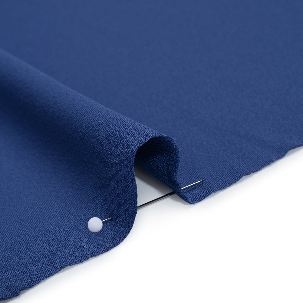 Luxe Recycled Polyester Crepe - Royal - Mood Exclusive Celastrina Collection - Detail