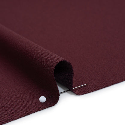 Luxe Recycled Polyester Crepe - Burgundy - Mood Exclusive Celastrina Collection