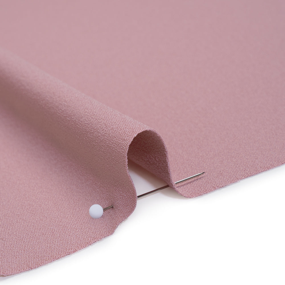 Luxe Recycled Polyester Crepe - Mauve - Mood Exclusive Celastrina Collection - Detail