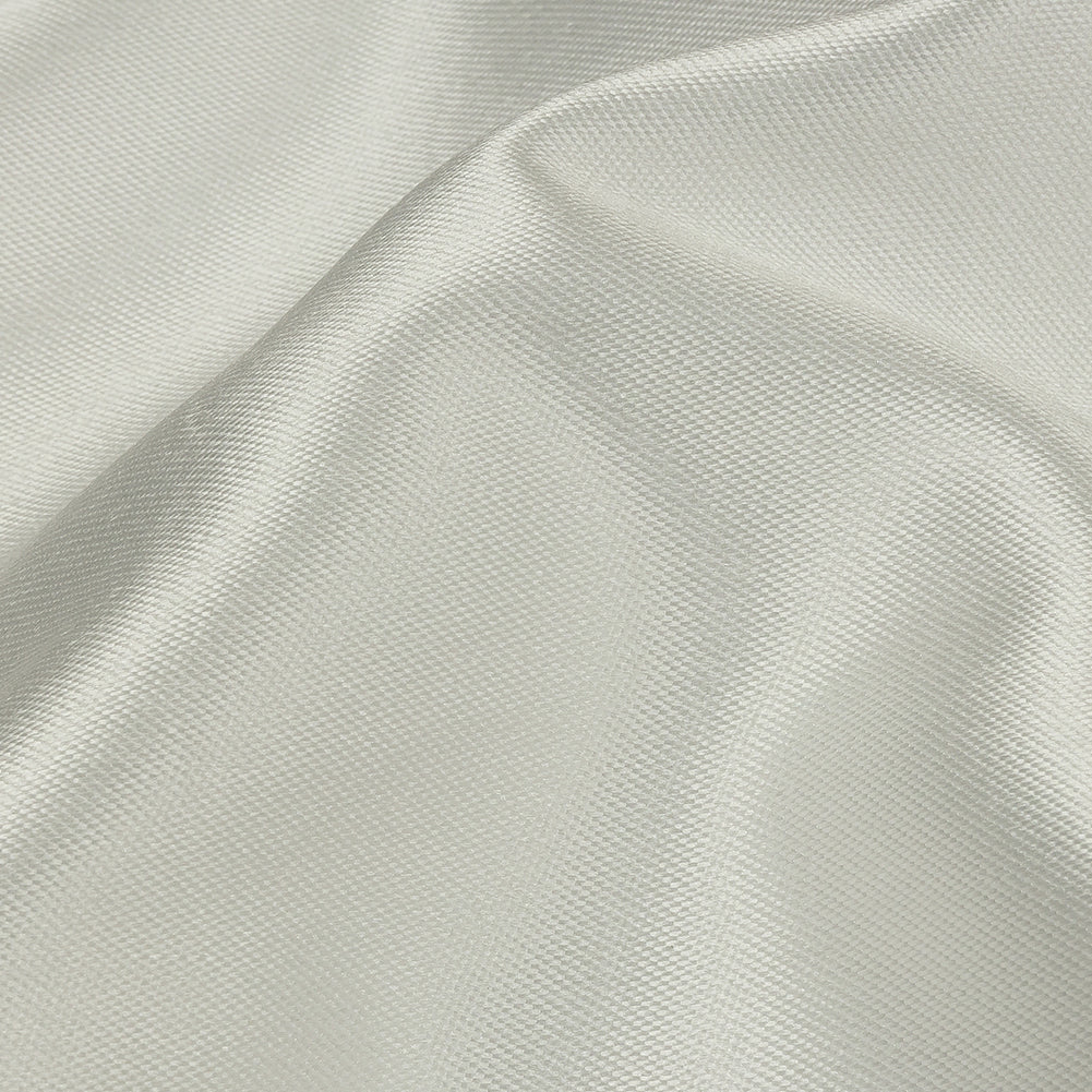 Olwyn Metallic White Double Faced Luxury Mikado - Detail
