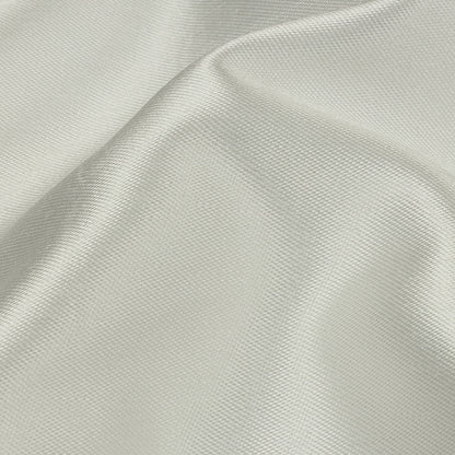Olwyn Metallic White Double Faced Luxury Mikado