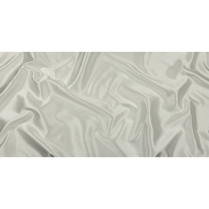 Olwyn Metallic White Double Faced Luxury Mikado