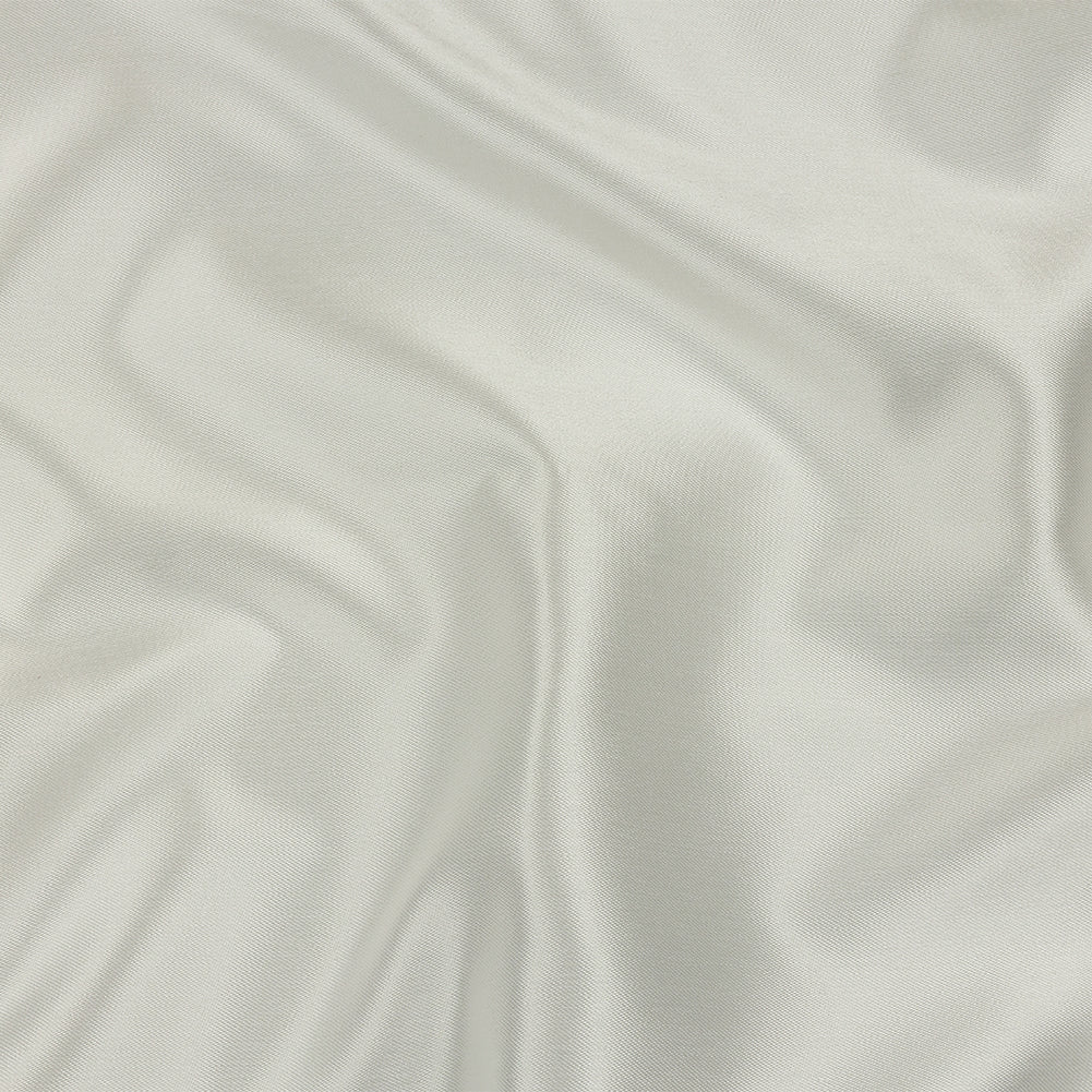 Olwyn Metallic White Double Faced Luxury Mikado