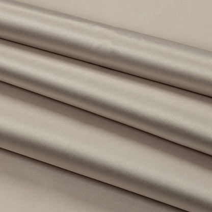 Olwyn Metallic Beige Double Faced Luxury Mikado