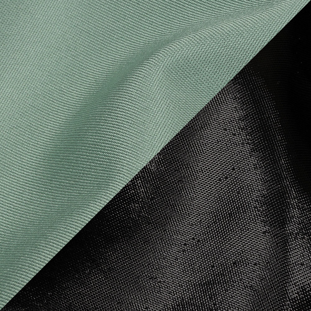 Olwyn Metallic Black and Glass Sea Double Faced Luxury Mikado - Detail