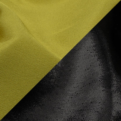 Olwyn Metallic Black and Yellow Double Faced Luxury Mikado