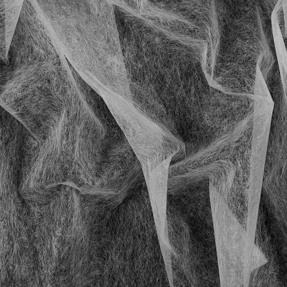 3 Yards of White Double Faced Fusible Interlining Folded