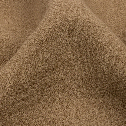 Tan Wool Crepe Double Cloth Detail