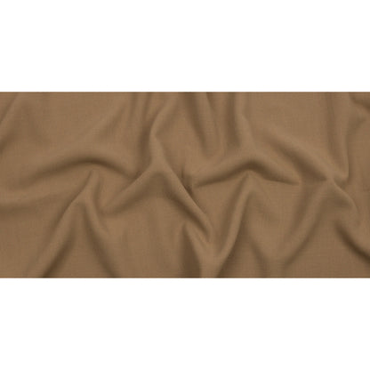 Tan Wool Crepe Double Cloth Full