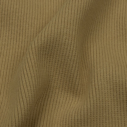 Biscotti Pink Stretch Cotton 2x2 Rib Knit Detail