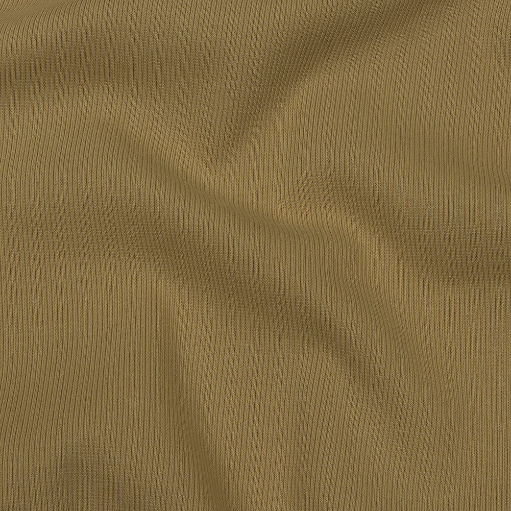 Biscotti Pink Stretch Cotton 2x2 Rib Knit