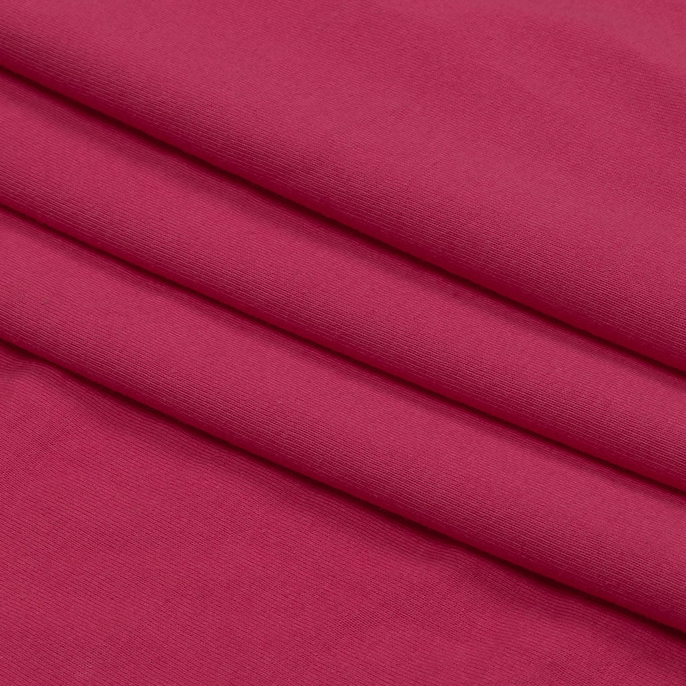 Magenta Cotton Jersey Folded