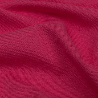 Magenta Cotton Jersey Detail