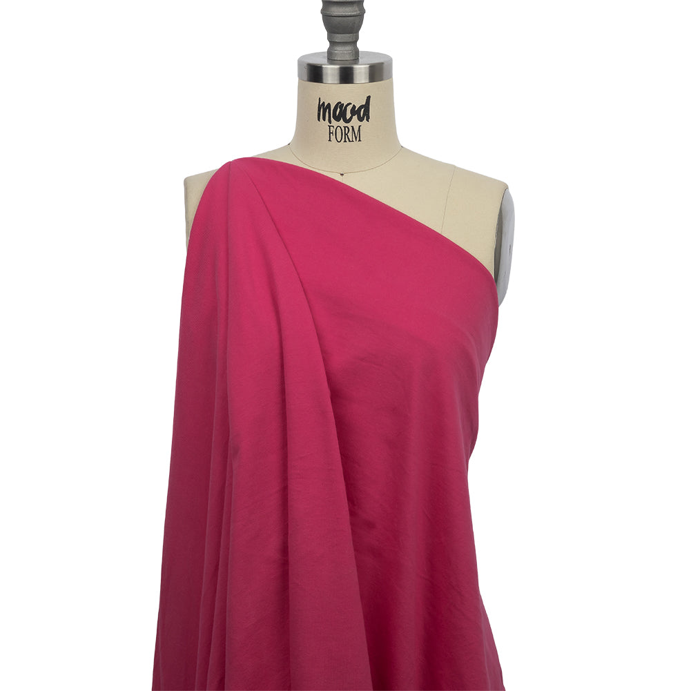 Magenta Cotton Jersey Drape