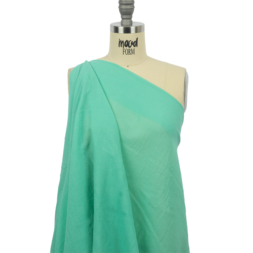 Bright Mint Cotton Voile Drape