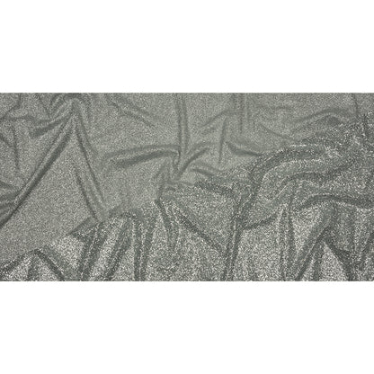 Double Faced Glitter Tulle - Silver - Gala Collection