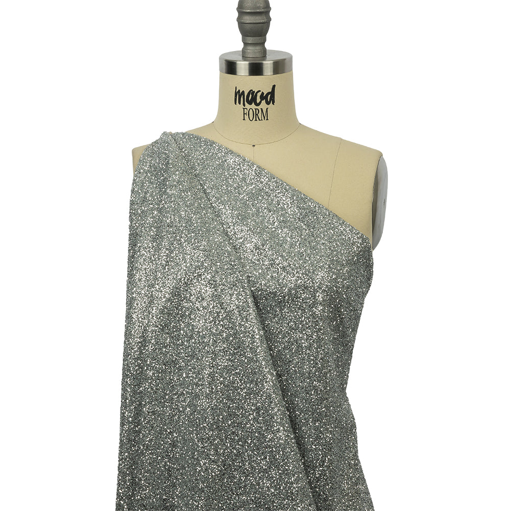 Double Faced Glitter Tulle - Silver - Gala Collection - Drape