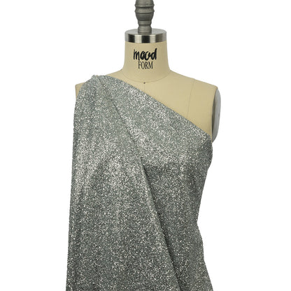 Double Faced Glitter Tulle - Silver - Gala Collection