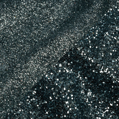 Double Faced Glitter Tulle - Gunmetal - Gala Collection