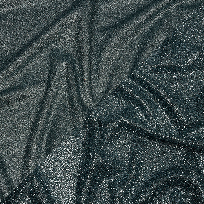 Double Faced Glitter Tulle - Gunmetal - Gala Collection