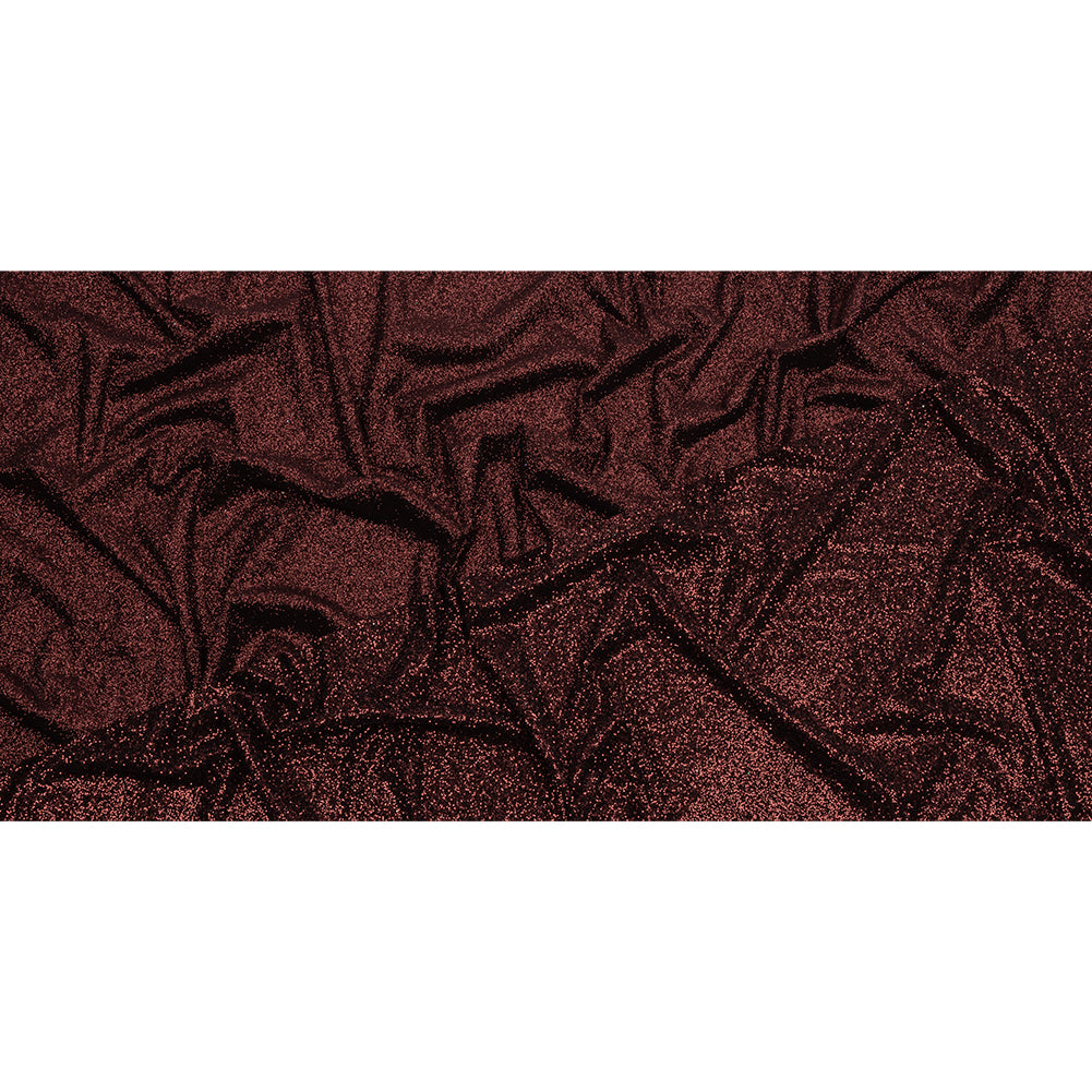 Double Faced Glitter Tulle - Burgundy - Gala Collection - Full