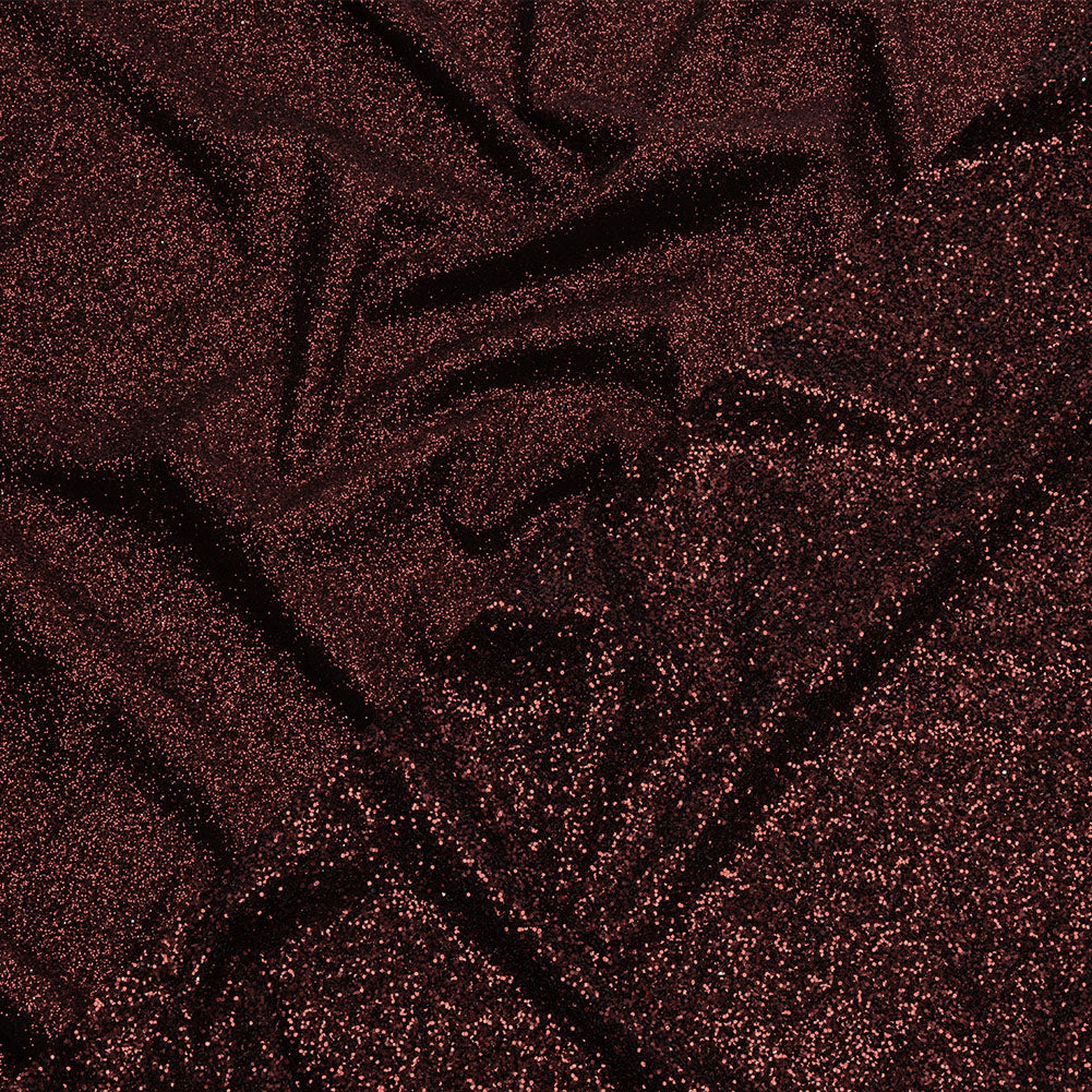 Double Faced Glitter Tulle - Burgundy - Gala Collection