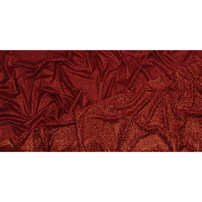 Double Faced Glitter Tulle - Fiery Red - Gala Collection