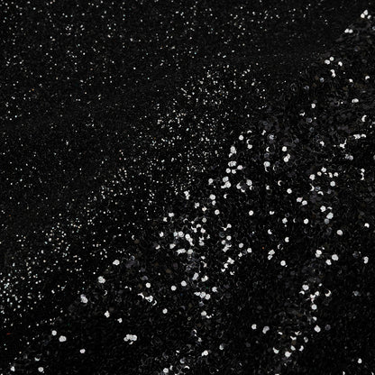 Double Faced Glitter Tulle - Black - Gala Collection